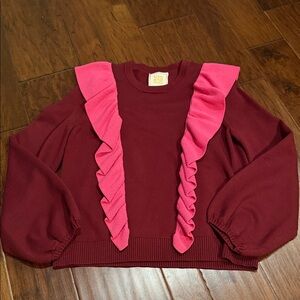 Elegant Burgundy Sweater